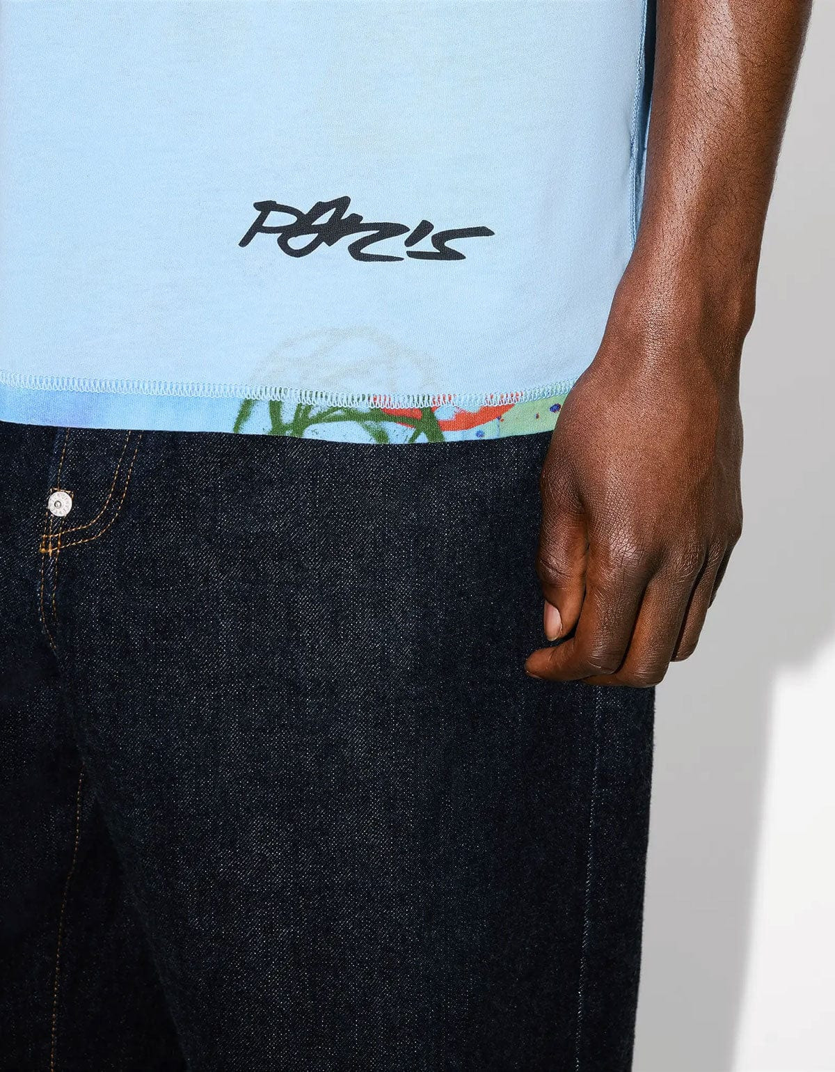 Kenzo x Futura 2000 Blue Reversible T-Shirt - 10