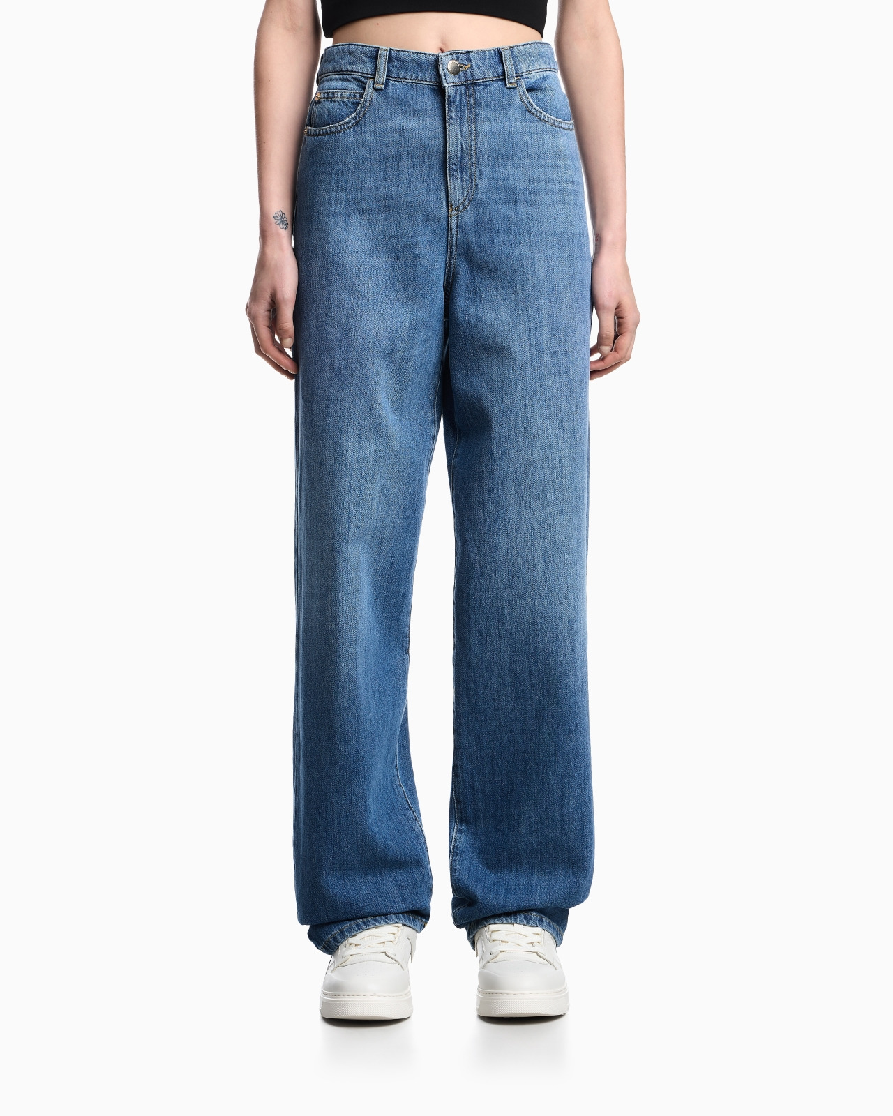 J4B MID/HIGH-RISE STRAIGHT-LEG, DENIM JEANS - 4