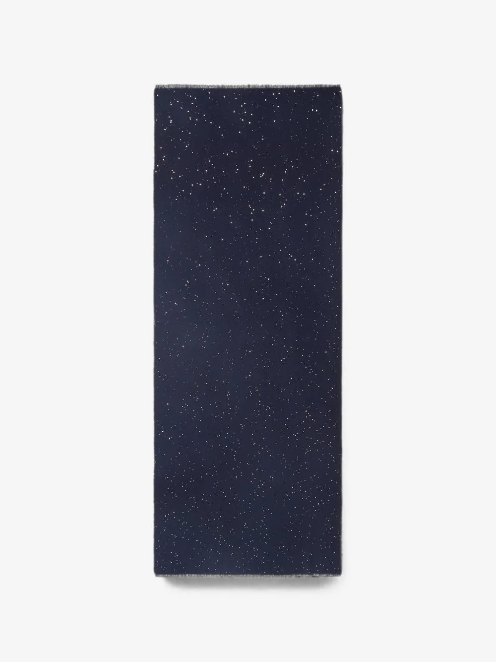sequin-embellished frayed scarf - 1