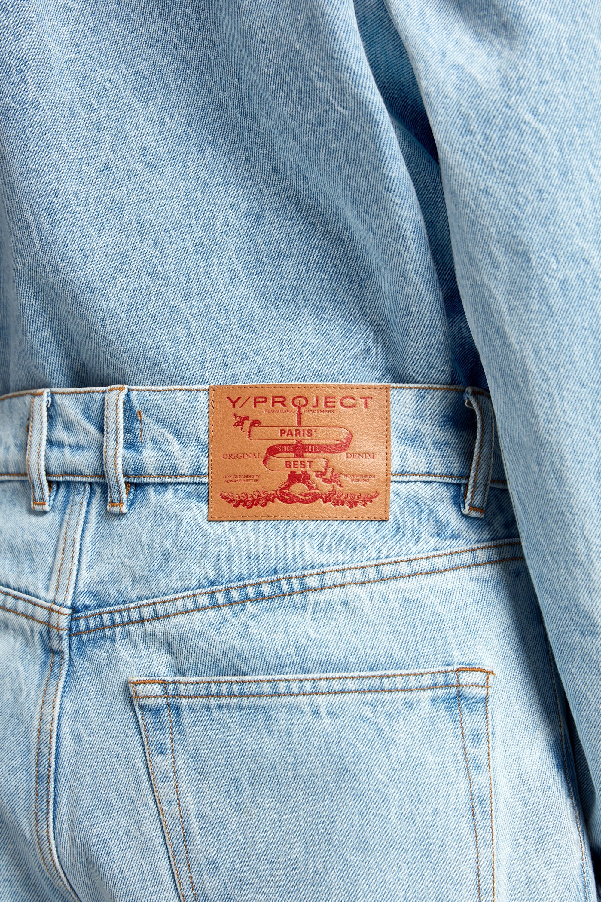 Pinched Logo Jeans - 7