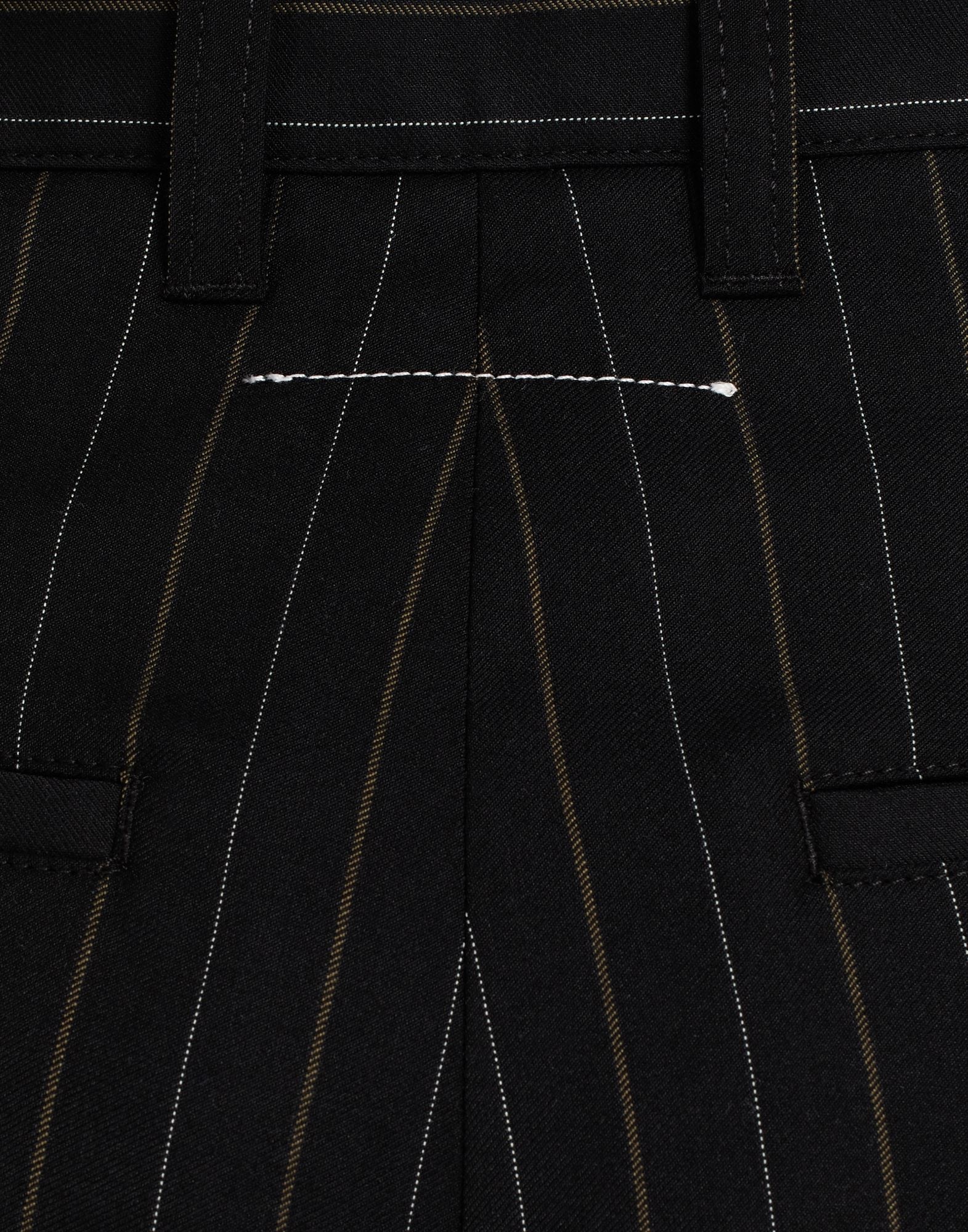 Stripe cargo trousers - 6