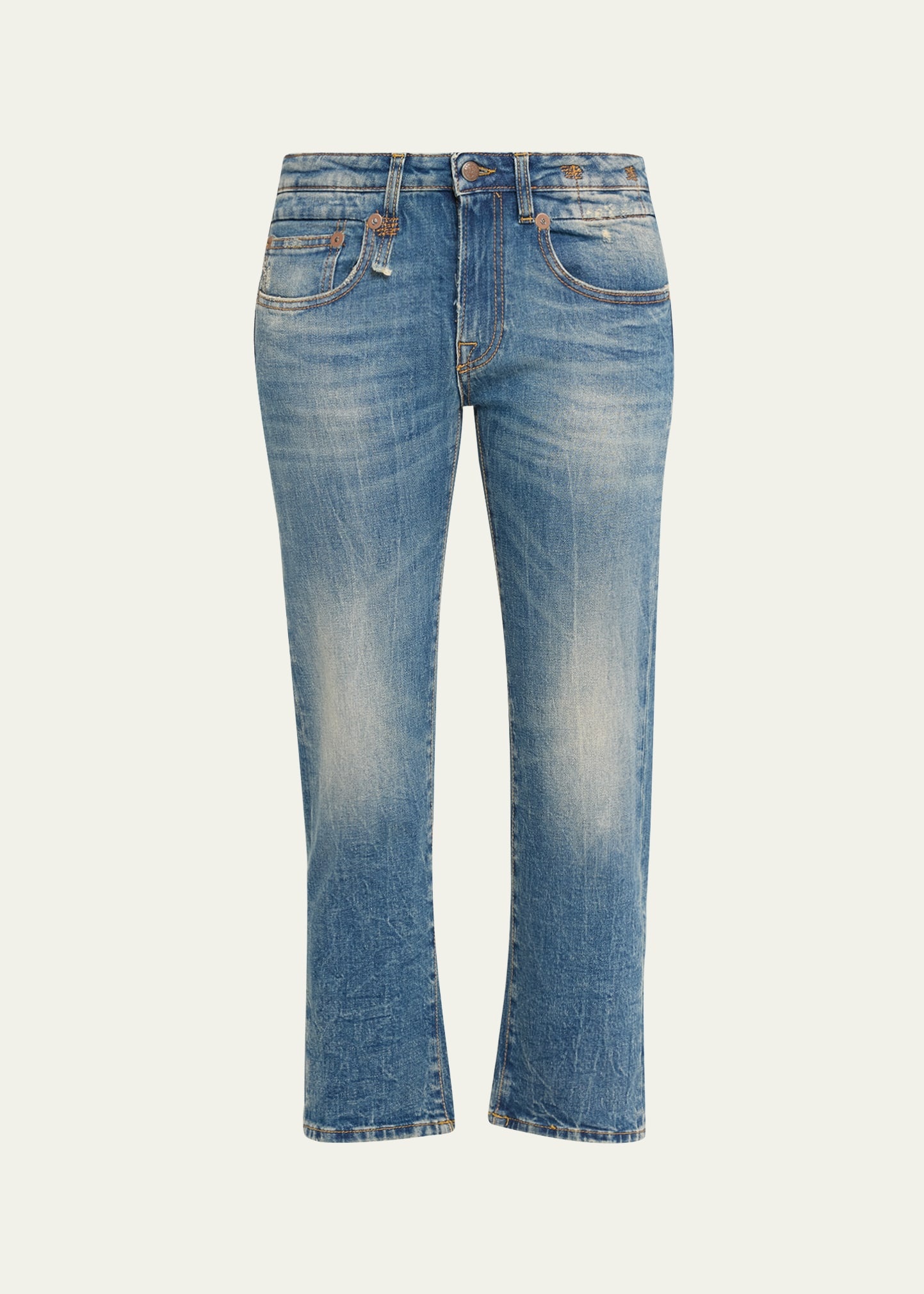 Boy Straight Cropped Jeans - 1