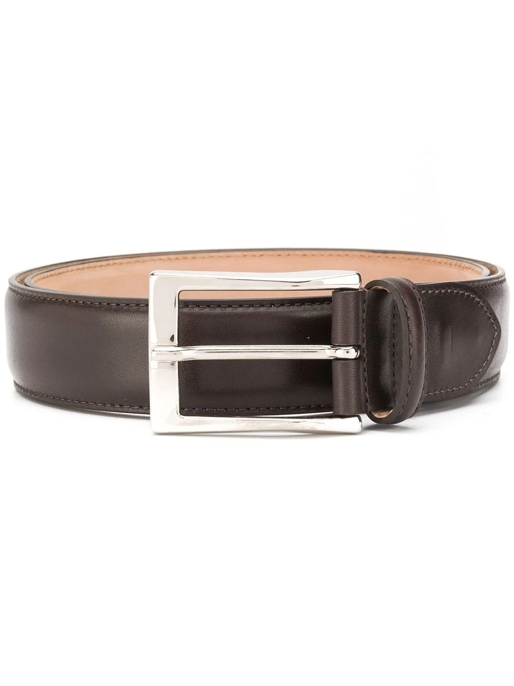 classic square buckle belt - 1