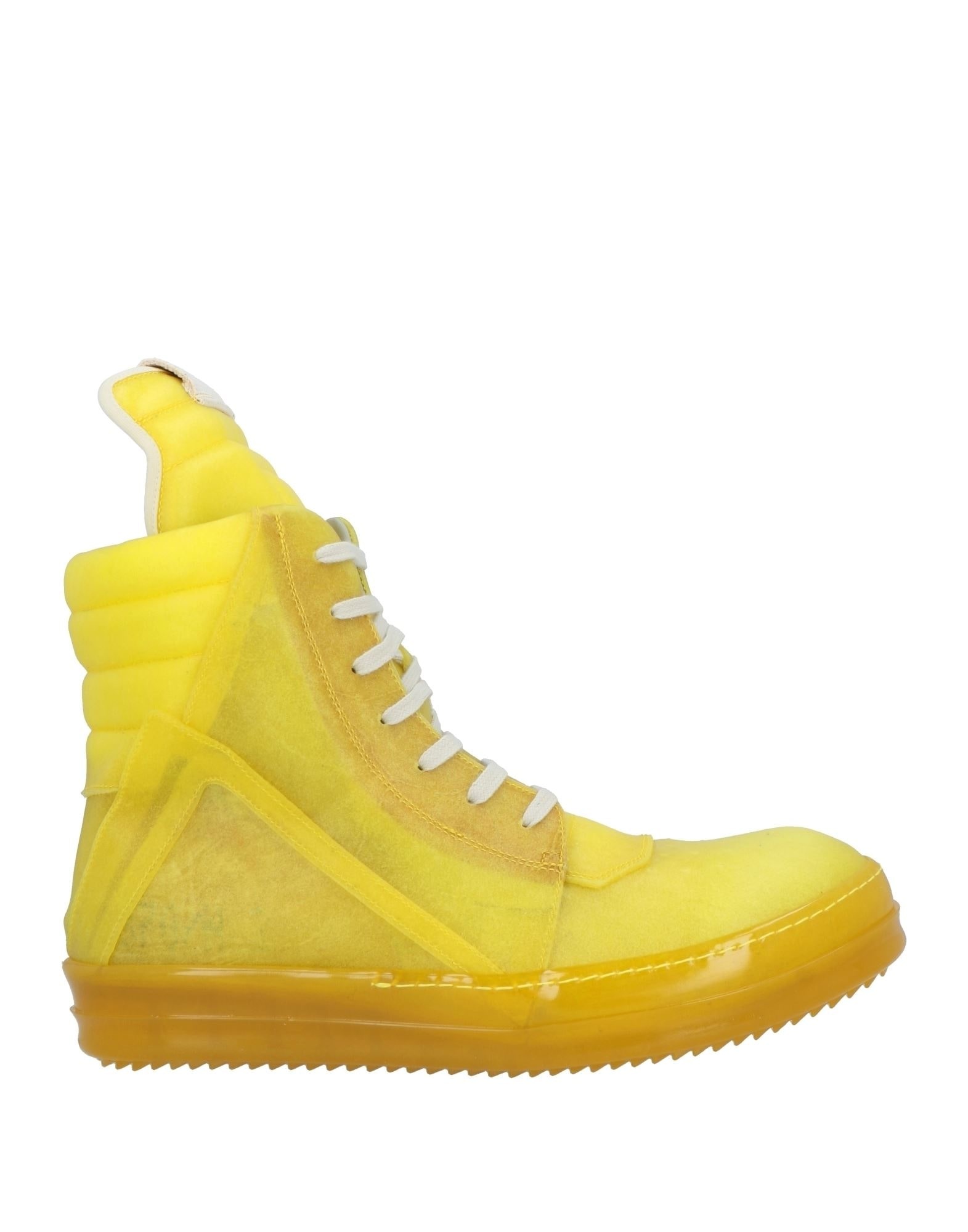 Yellow Men's Sneakers - 1