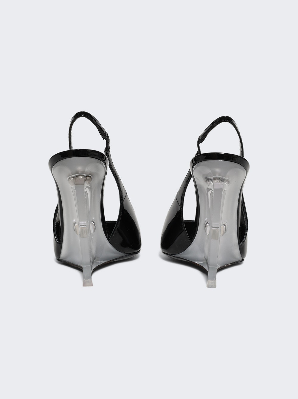 Miller Wedge Pump Glazed Black Leather - 3