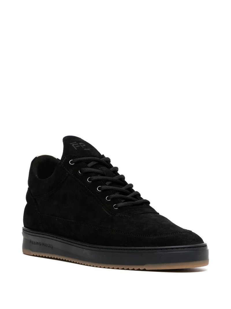 Filling Pieces suede low-top sneakers outlook