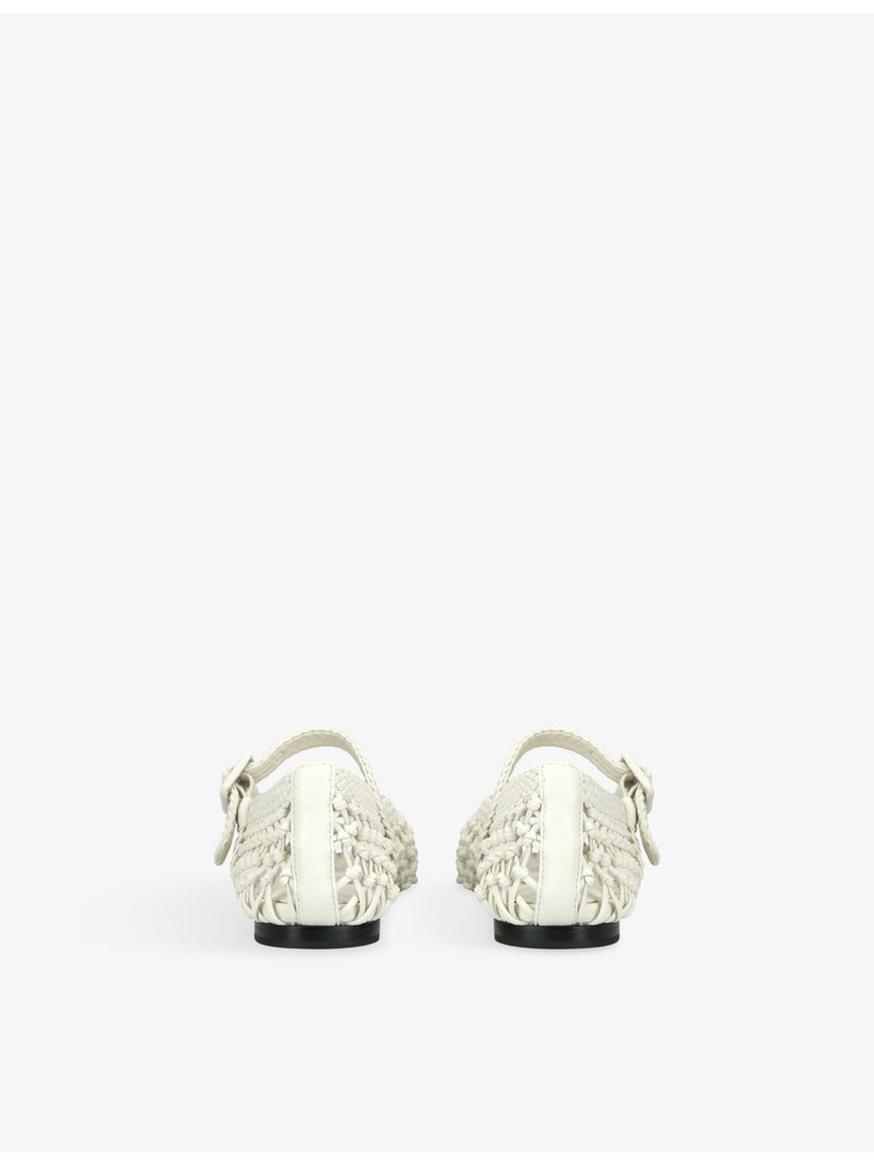 SIMONMILLER Knotted Riad Woven Ballet Flats outlook