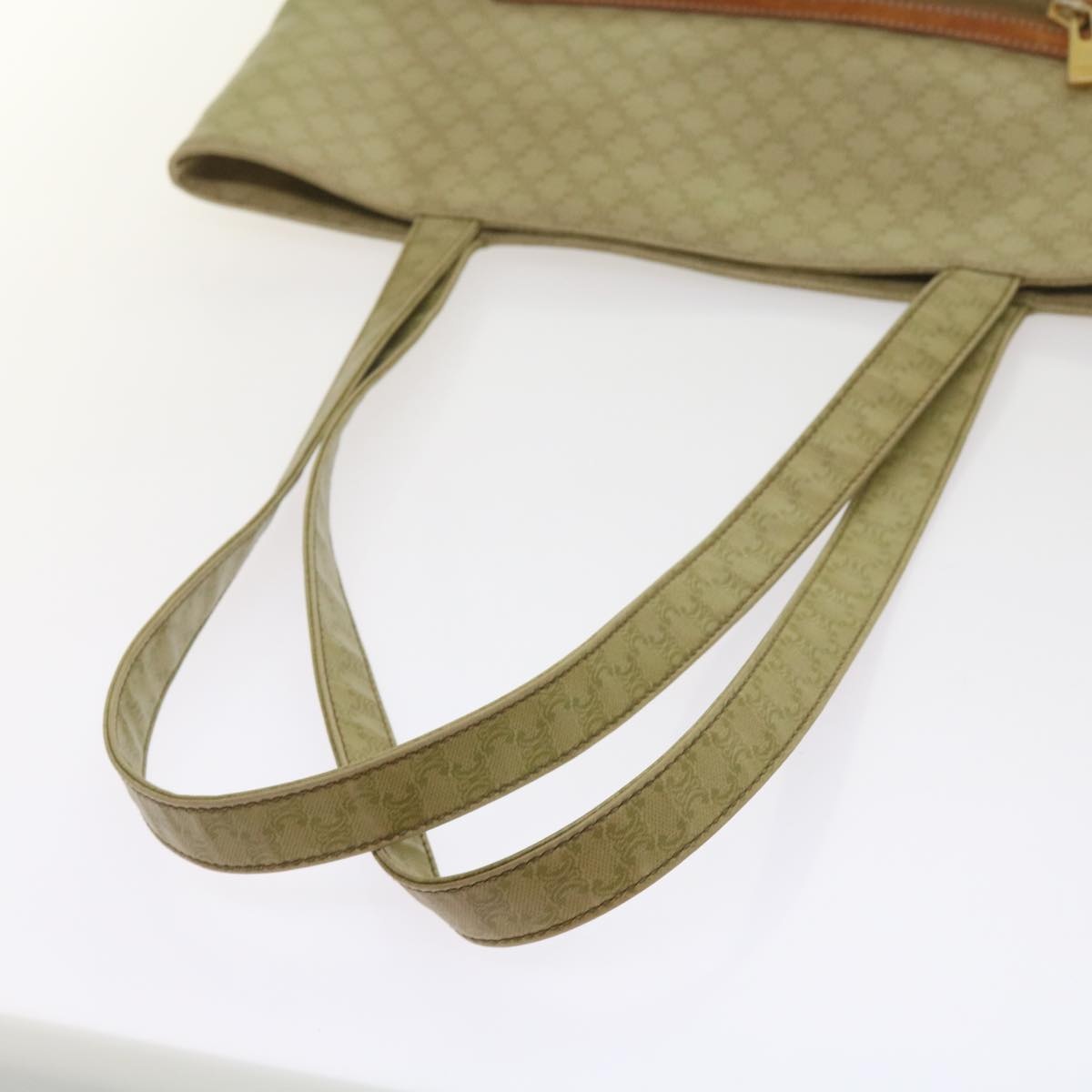 CELINE Macadam Canvas Tote Bag Beige - 8