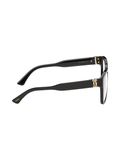 Cartier Black Square Glasses outlook