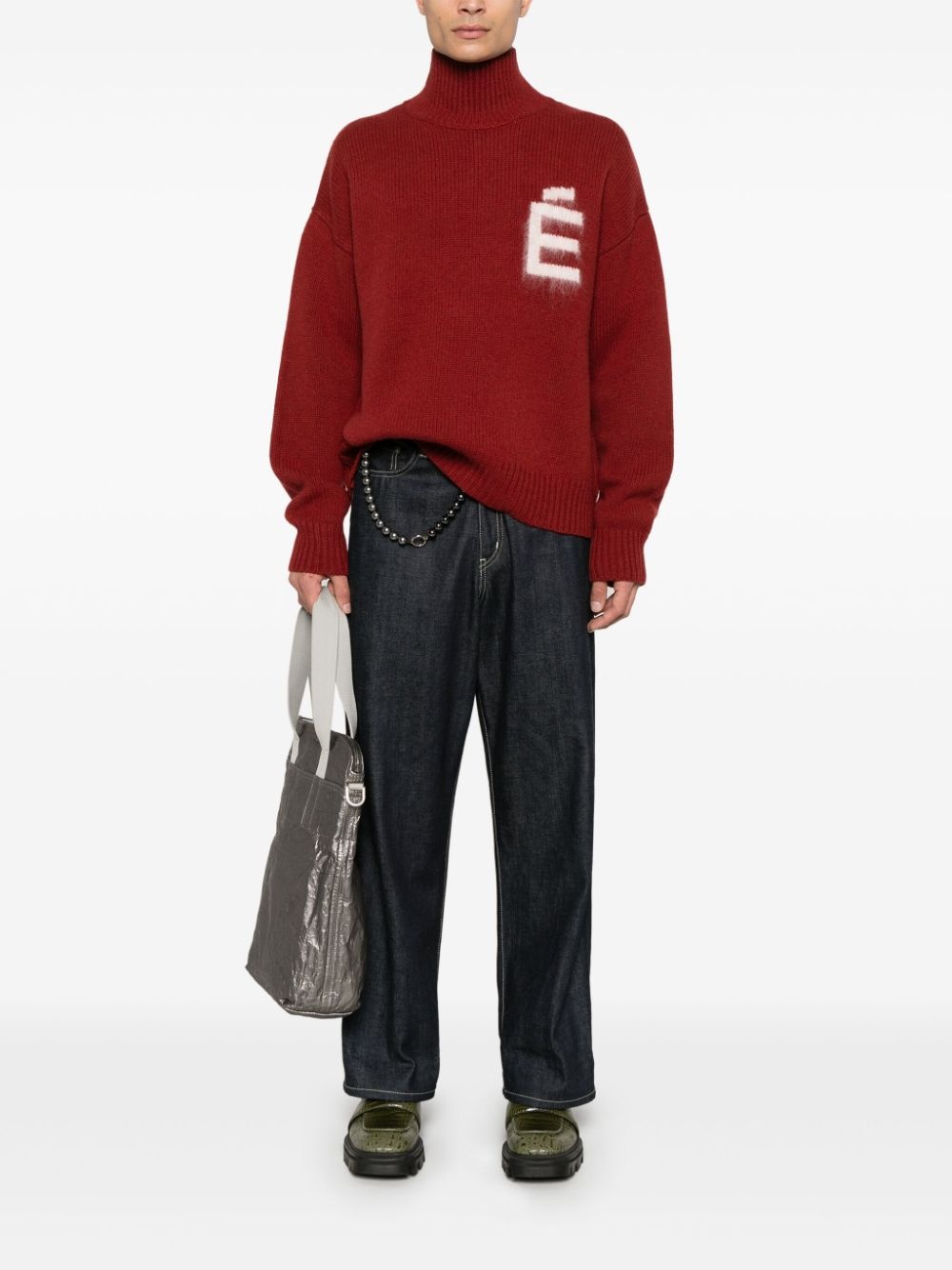 high-neck sweater - 3