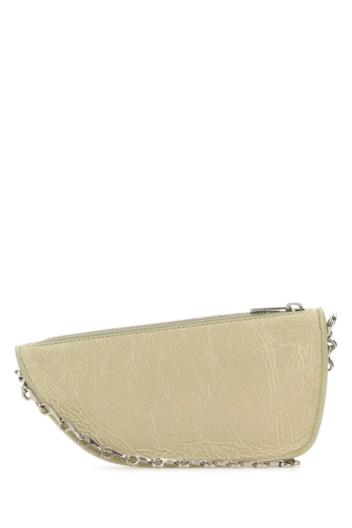 Burberry Women Pastel Green Leather Micro Shield Crossbody Bag - 3