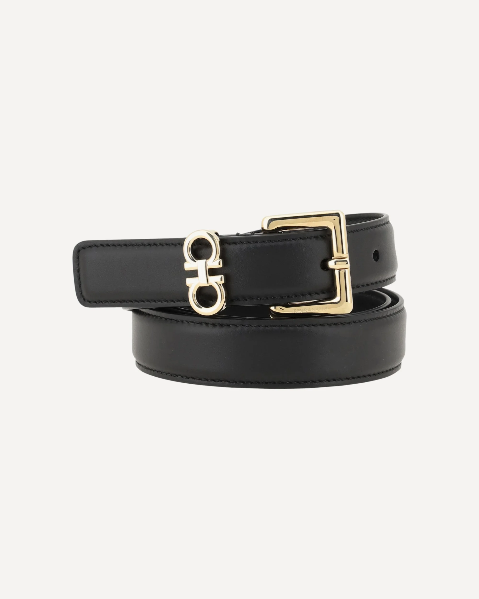 Gancini leather Belt - 1