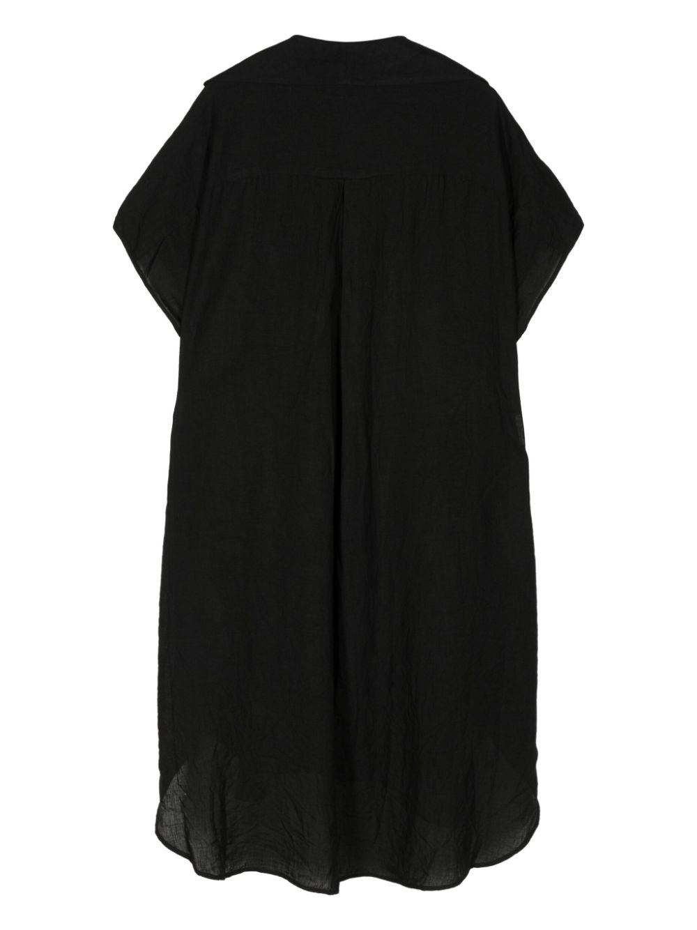 linen mini shirt dress - 2