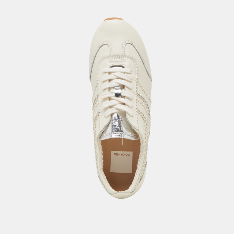 DELANY SNEAKERS OFF WHITE LEATHER 10