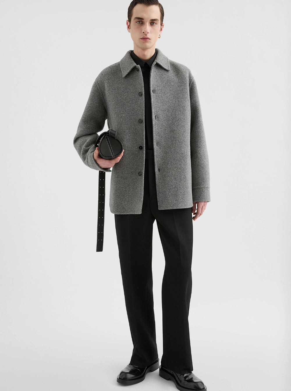 Jil Sander Men Camicia In Lana - 4