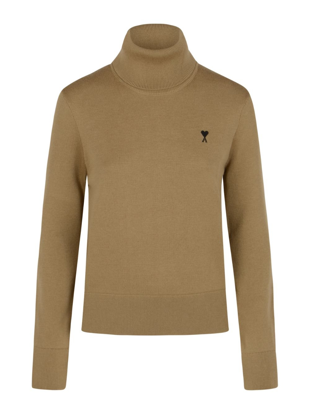 embroidered turtleneck sweater - 1