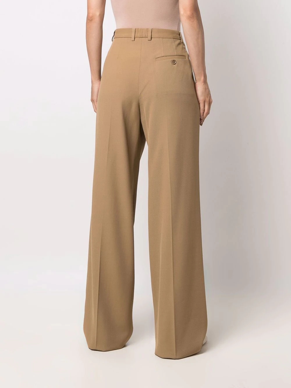 wide-leg tailored trousers - 4