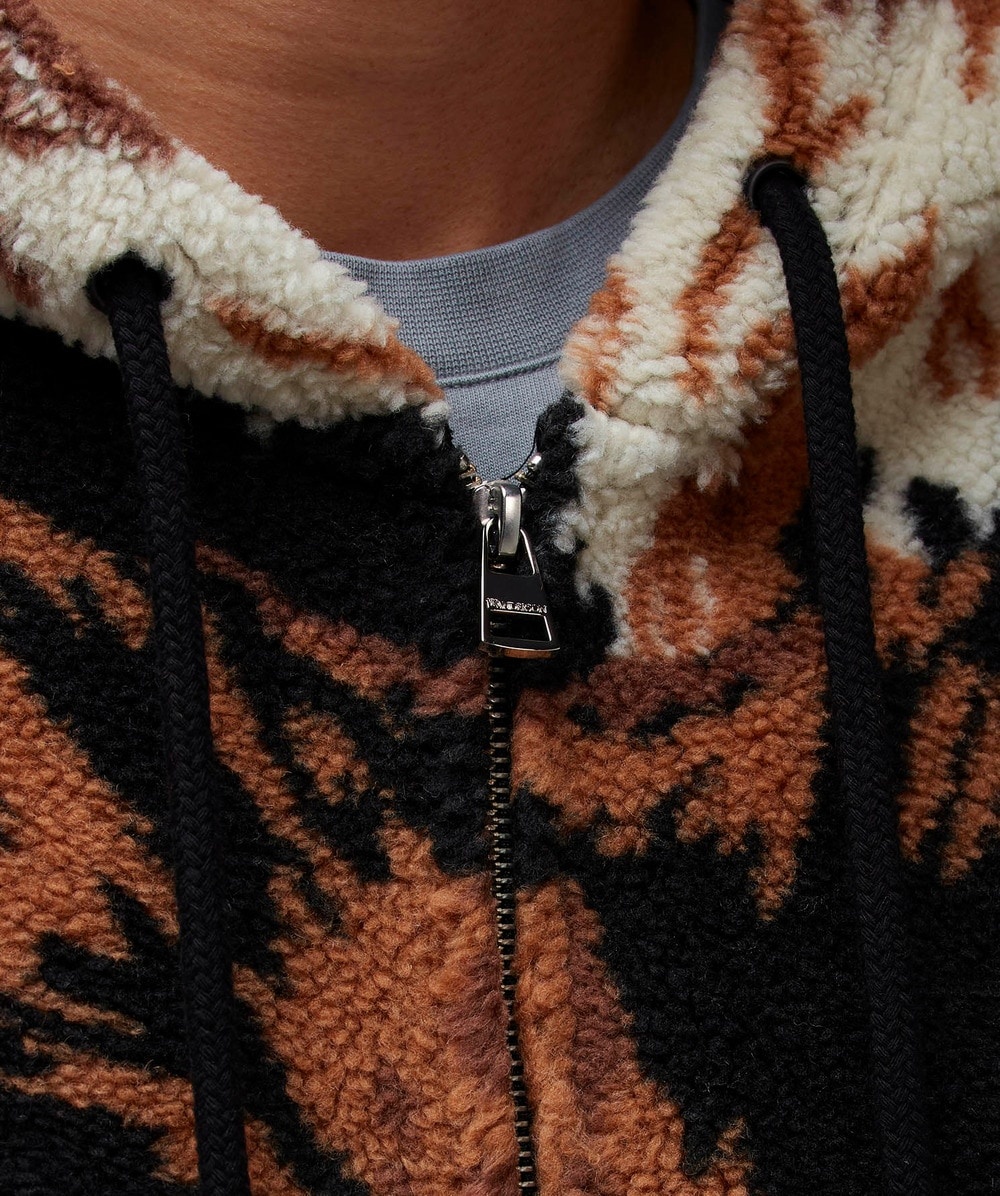 Fleece hooded jacket - 4