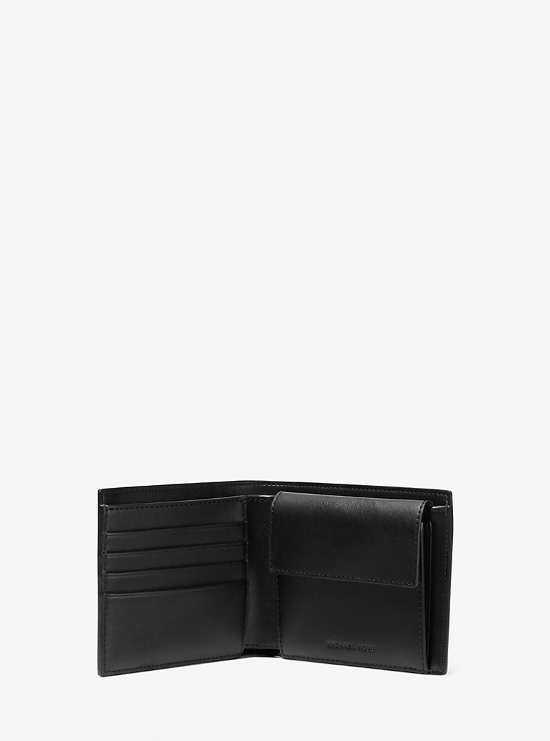 MICHAEL KORS Greyson Logo Billfold Wallet With Coin Pocket outlook