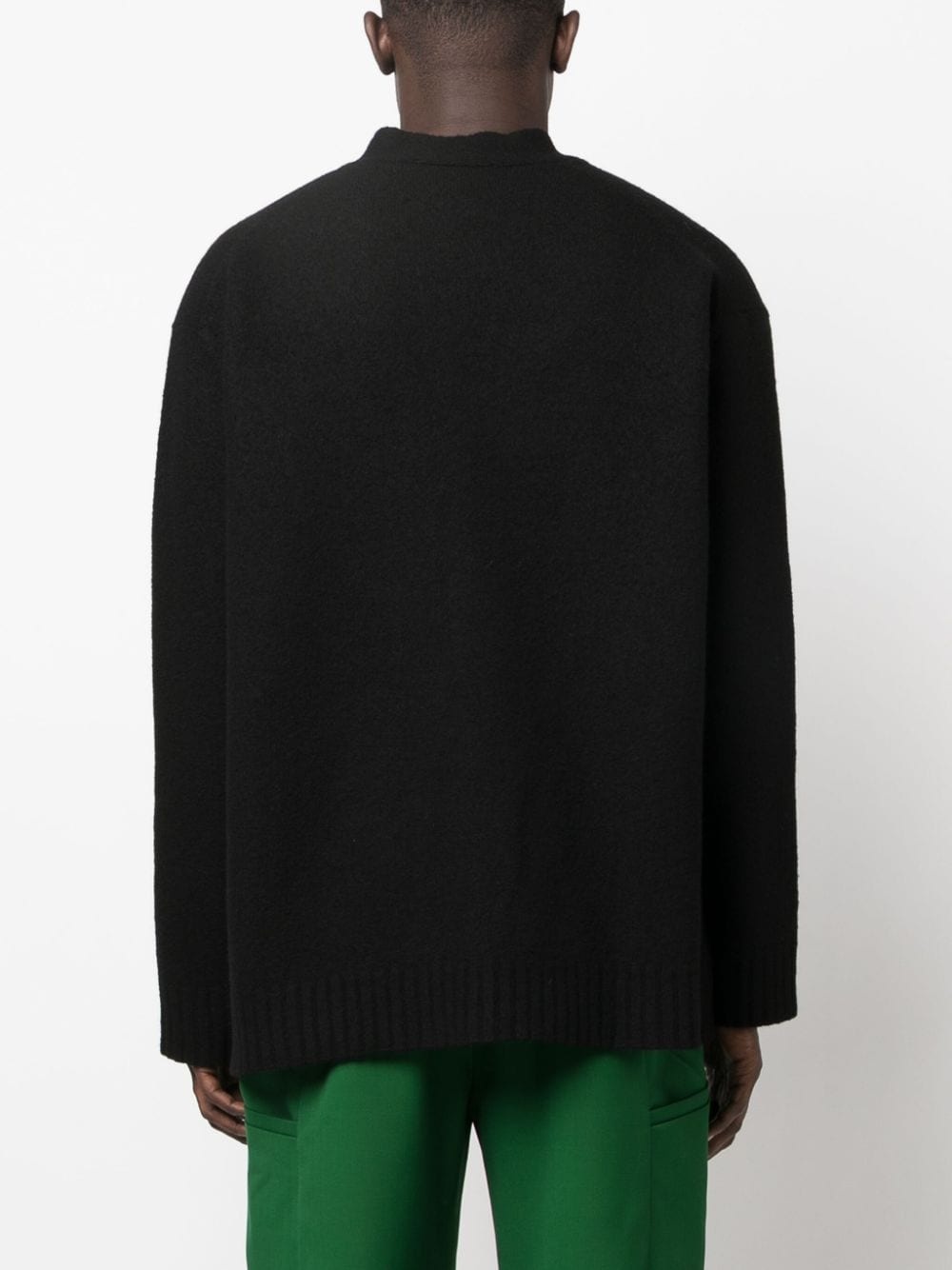 V-neck wool cardigan - 4
