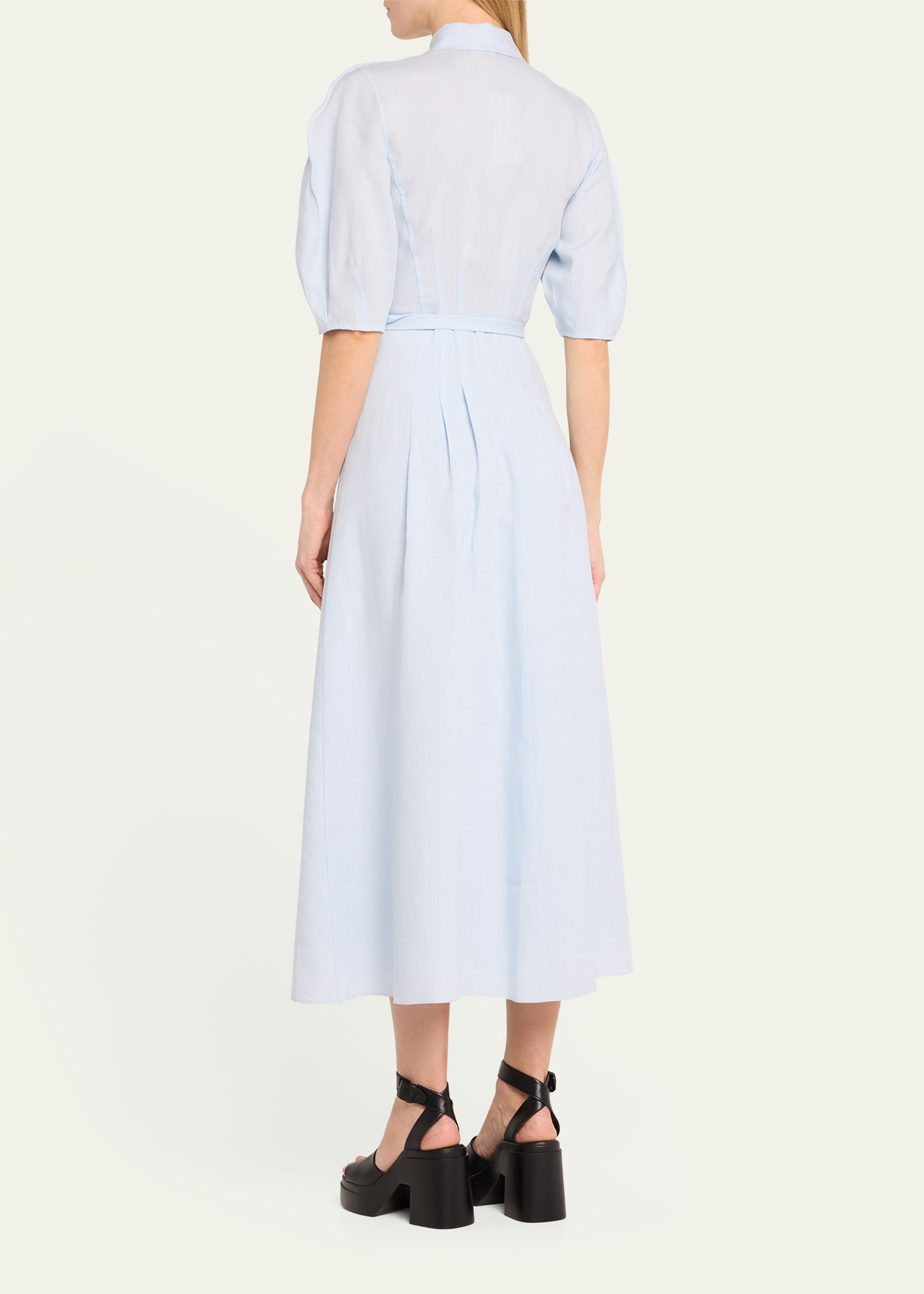 Maude Belted Shirt Dress - 3