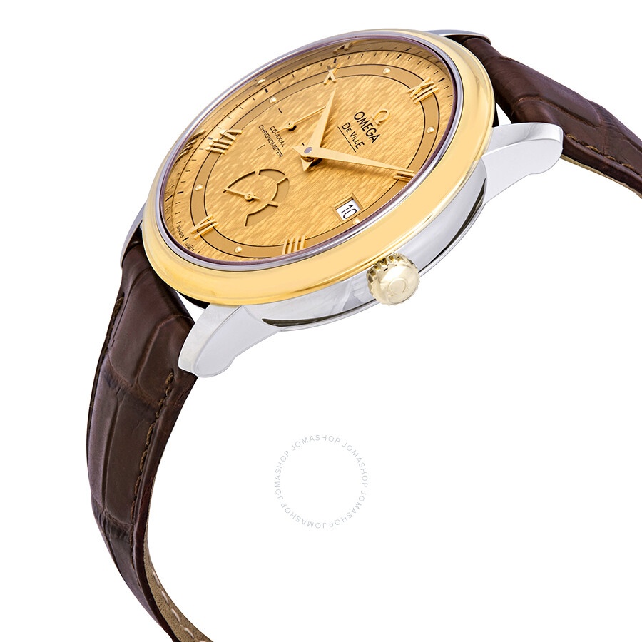 Omega De Ville Prestige Co-Axial Automatic Diamond Champagne Dial Men's Watch 424.23.40.21.08.001 - 2