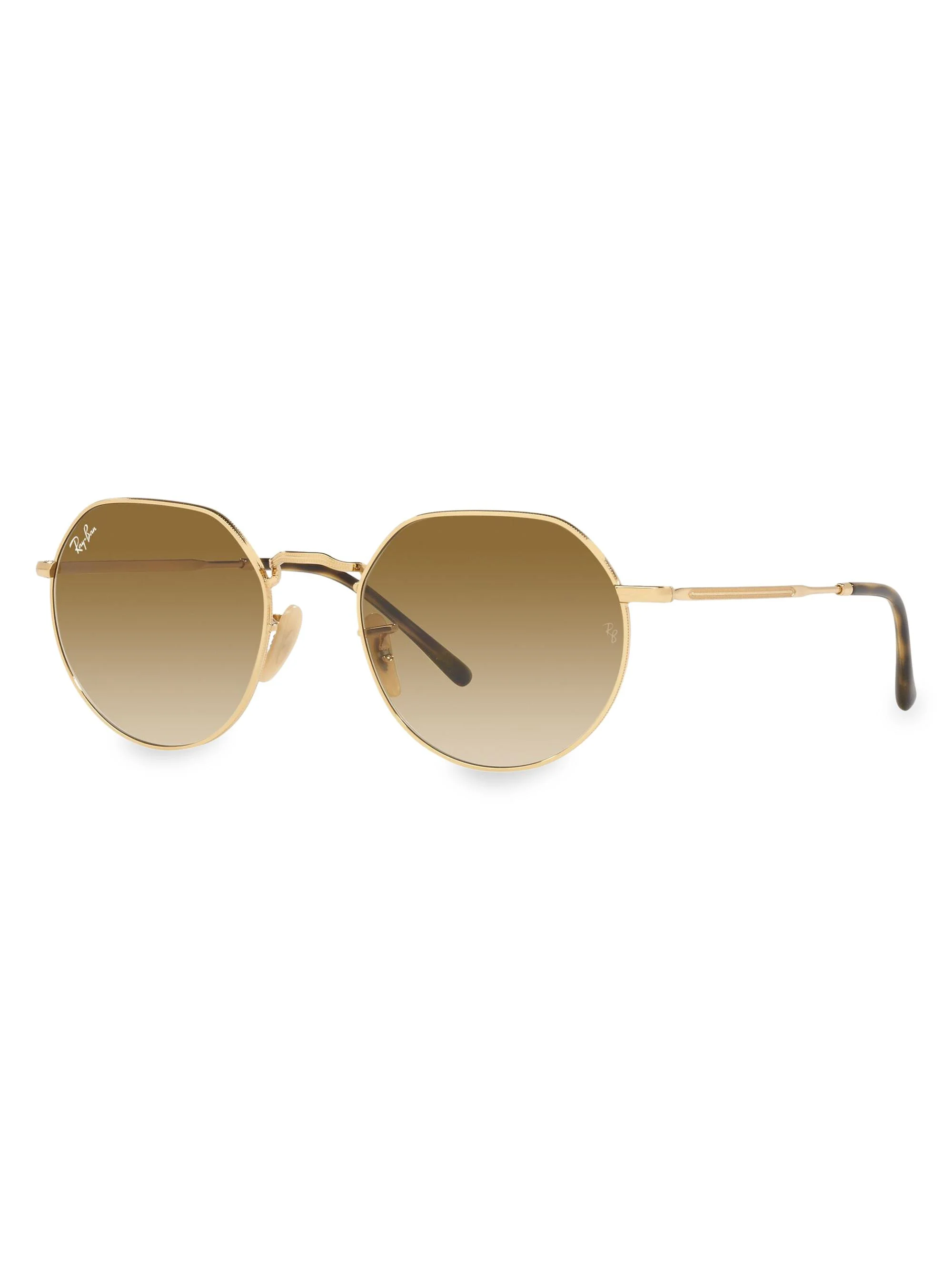 Women's RB3565 Jack 51MM Round Sunglasses - Gold Flash - 1