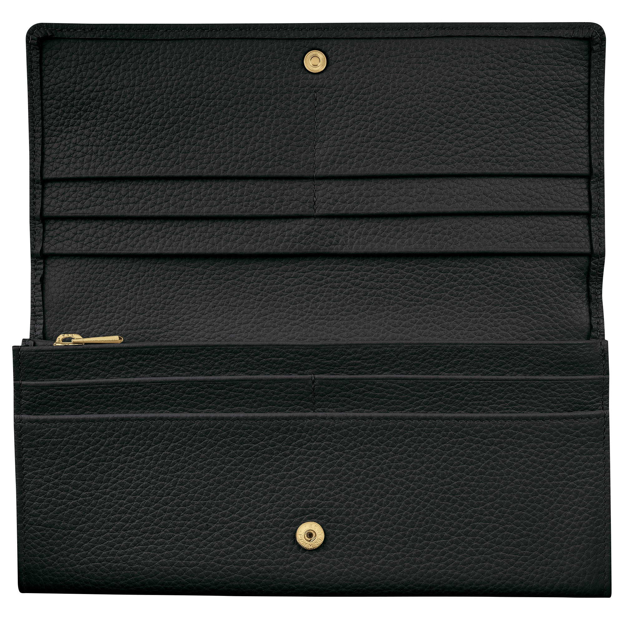 Le Foulonné Continental wallet Black - Leather - 2