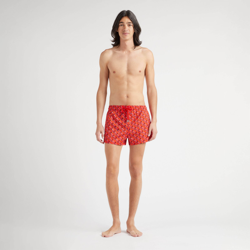 Vilebrequin Men Short Swim Trunks Micro Ronde Des Tortues Rainbow outlook