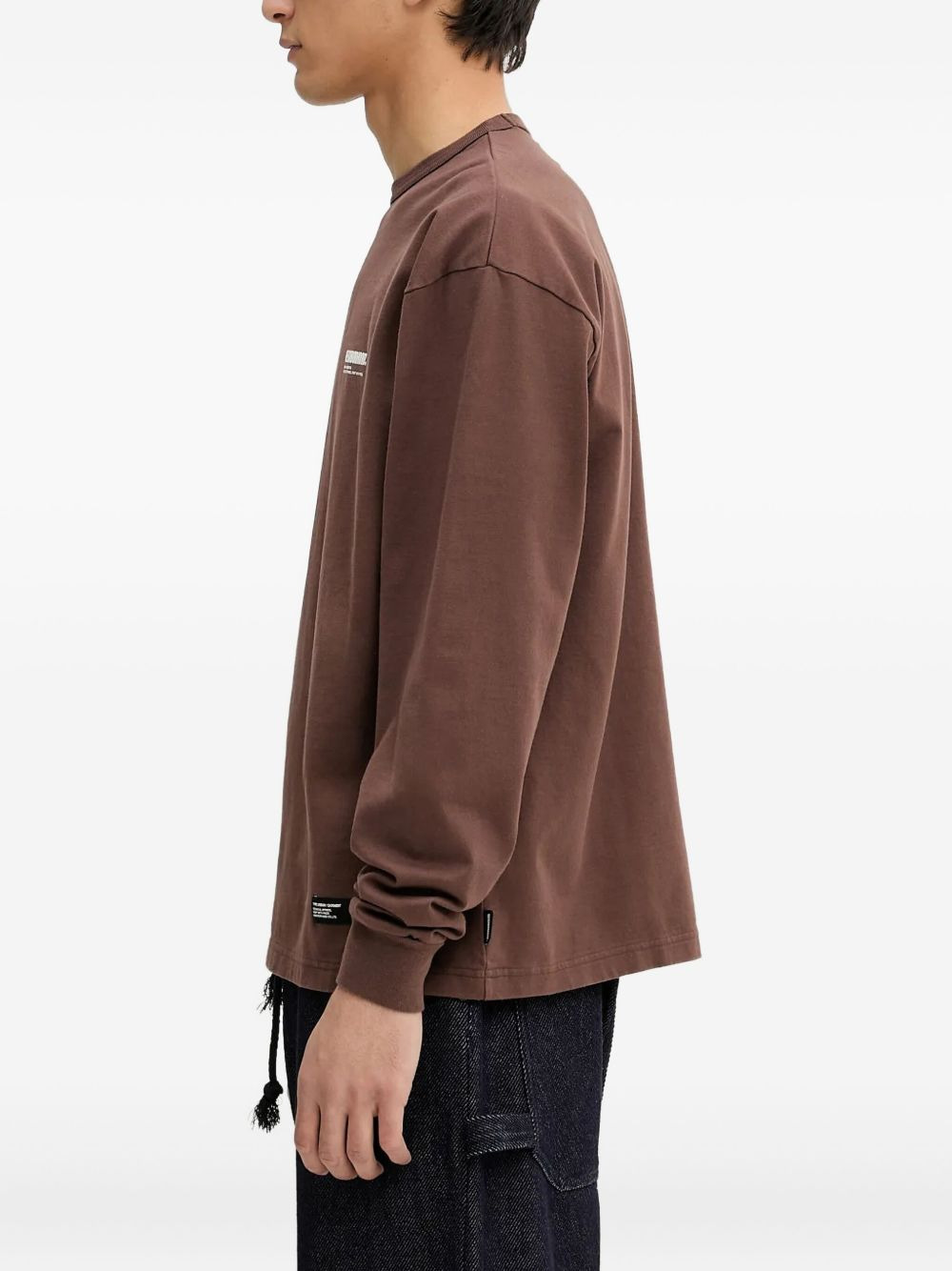 logo-print long-sleeve sweatshirt - 3