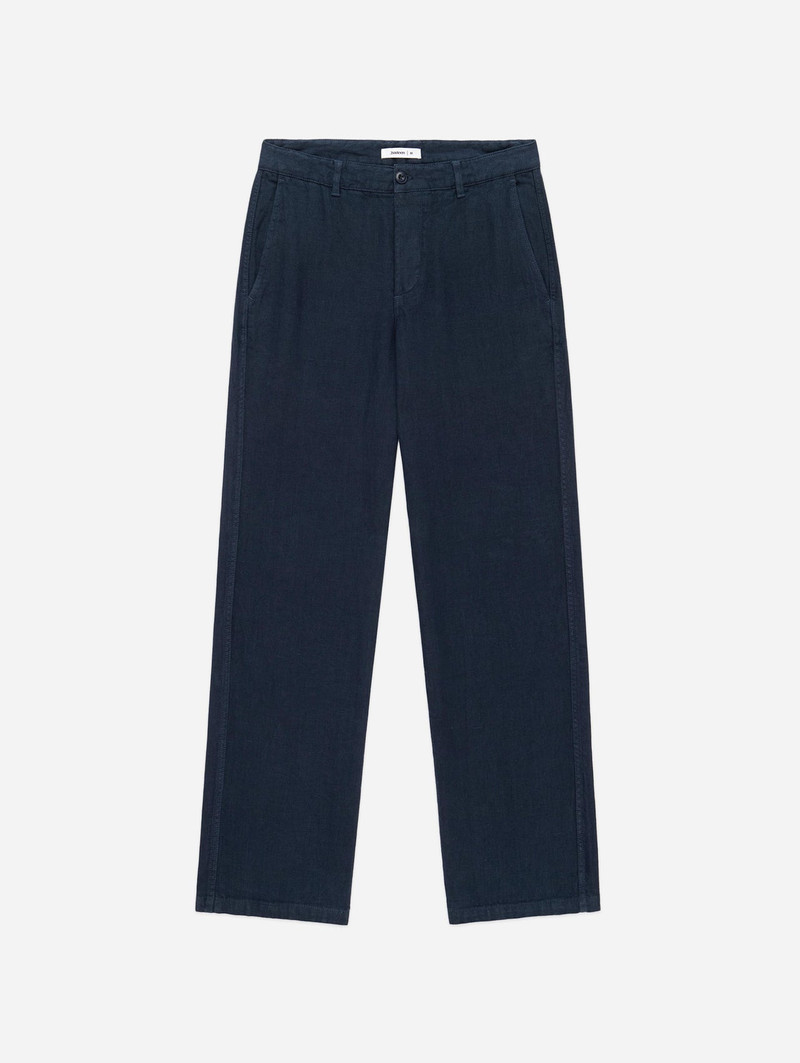 Work Pant - Midnight Linen - 1