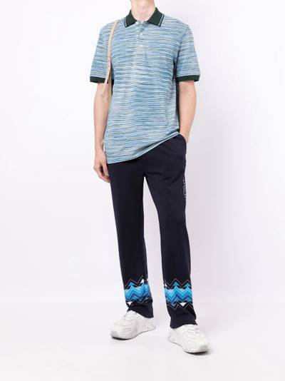 Missoni marl-effect polo shirt outlook