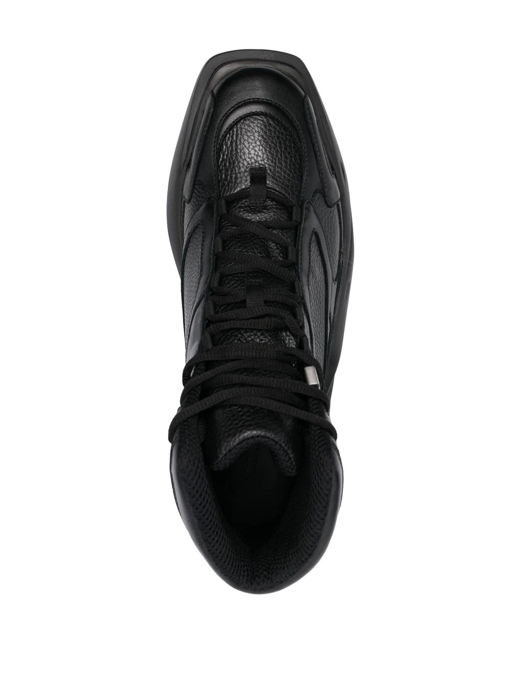 lace-up high-top sneakers - 4