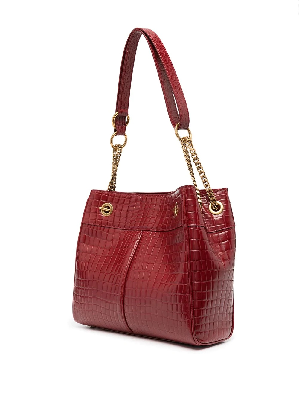 Claude crocodile-effect tote bag - 3