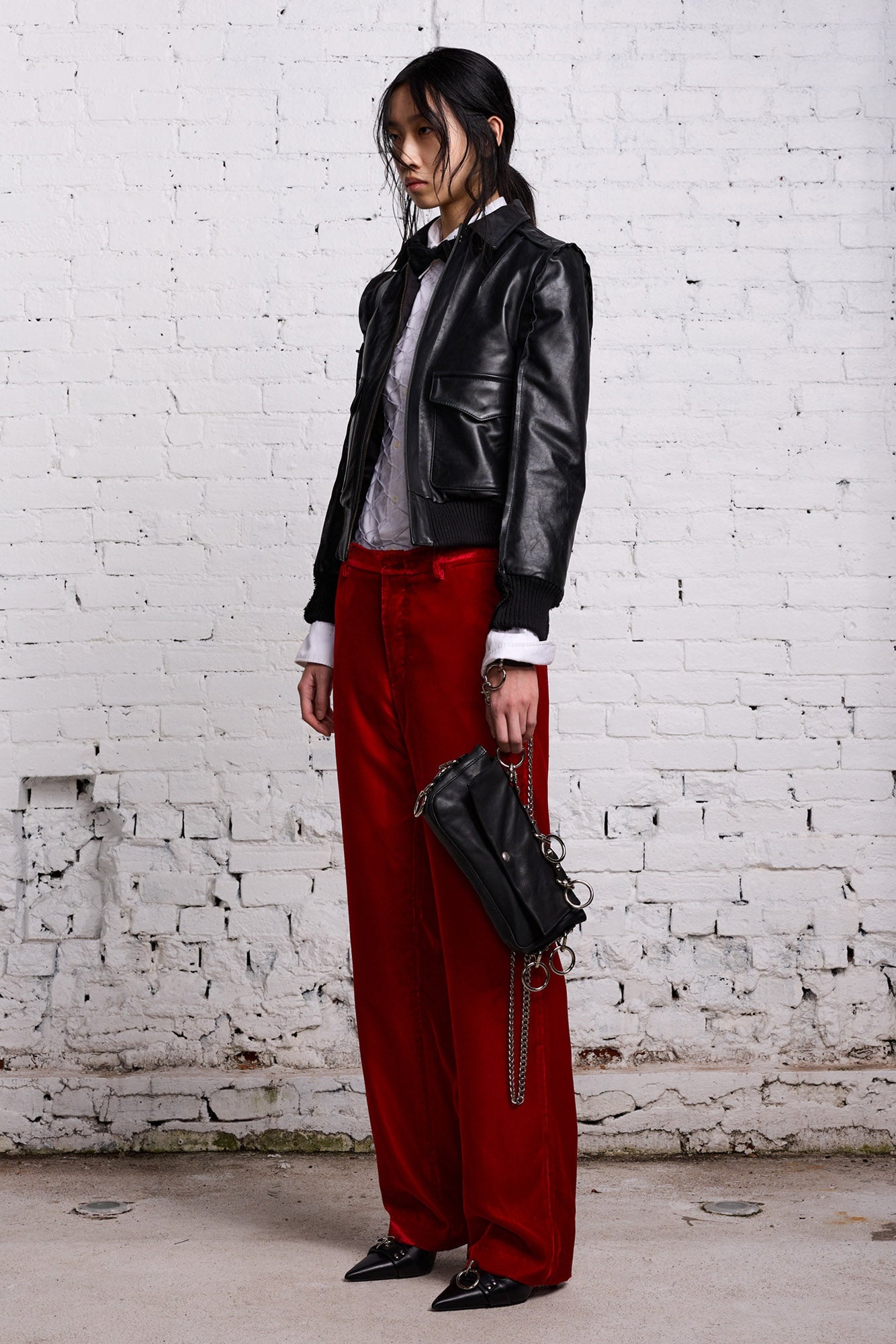 LEMMY TROUSER - RED VELVET - 3