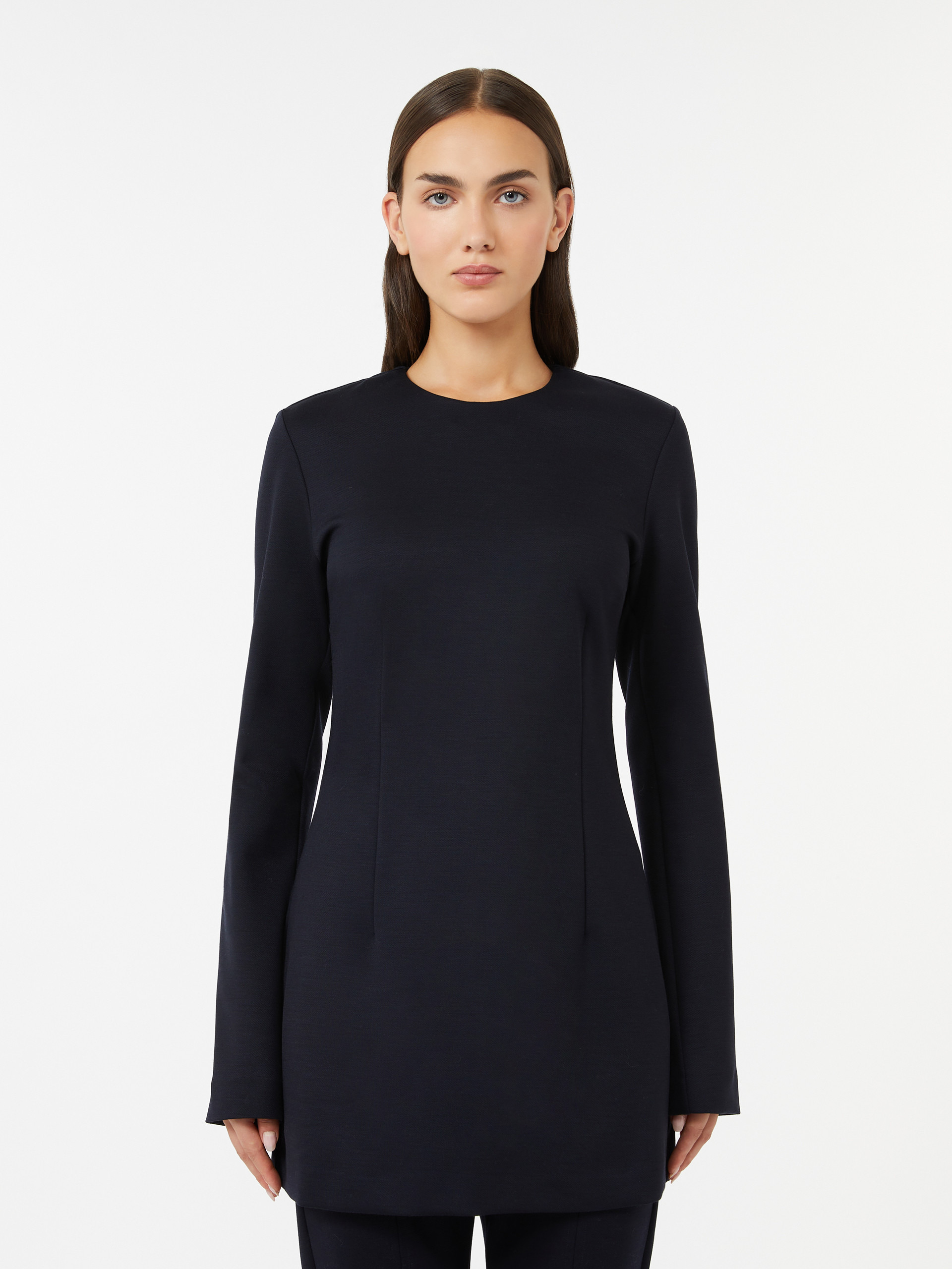 ALPINO Gabardine and jersey dress - 3