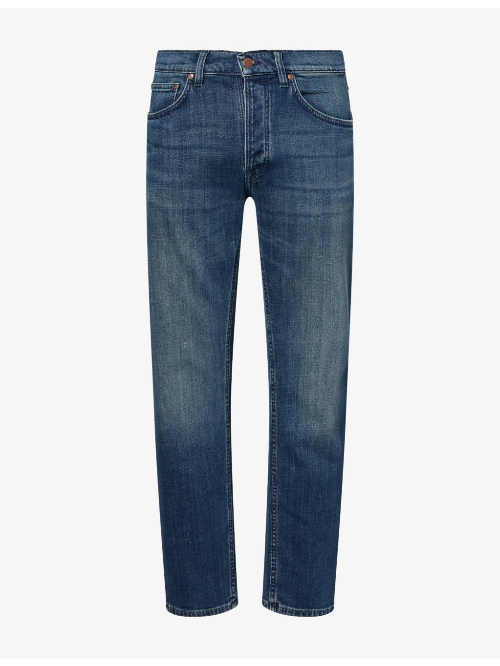 Solid Ollie Straight-Leg Denim Jeans - 1