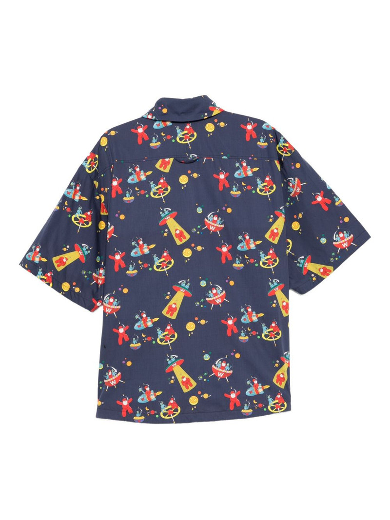 Walter Van Beirendonck all-over print shirt jacket outlook