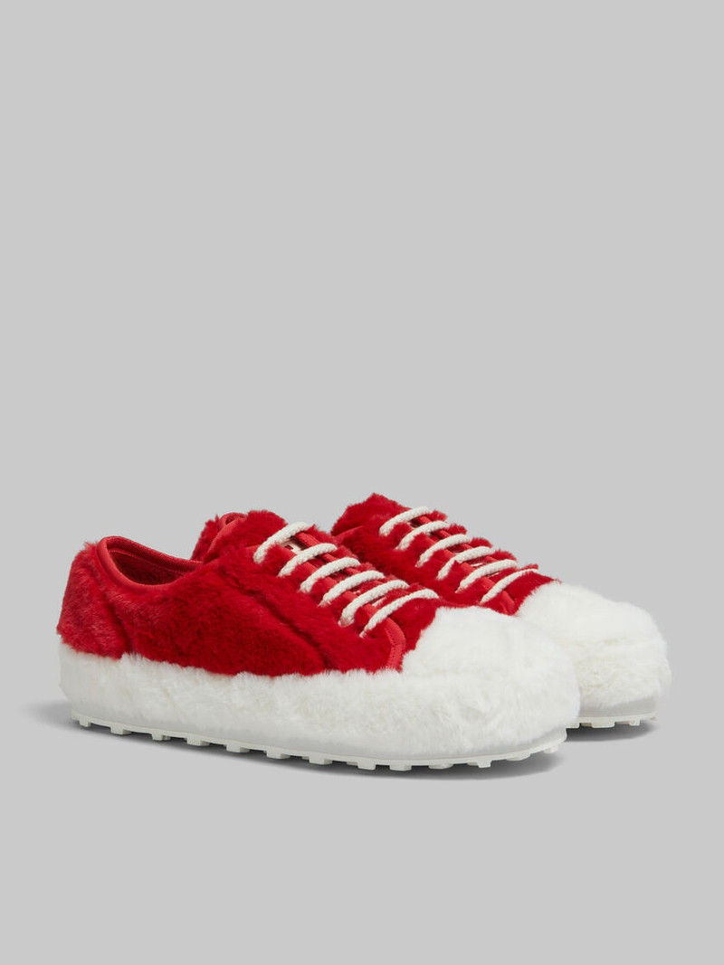 Marni RED TEDDY TENNIS SNEAKER outlook