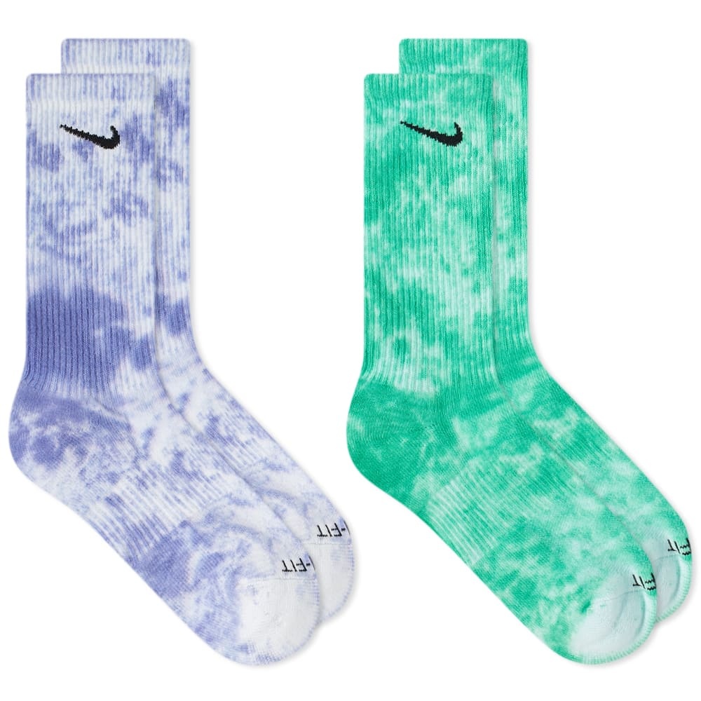 Nike Tiedye Sock - 2 Pack - 1