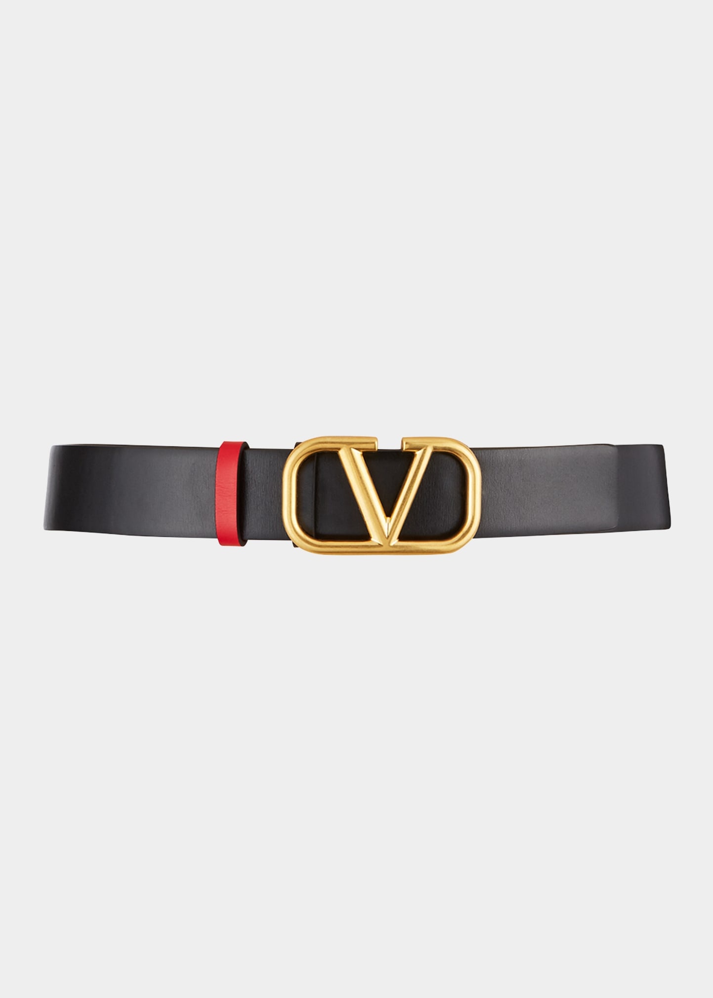 VLOGO Reversible Leather Belt - 1