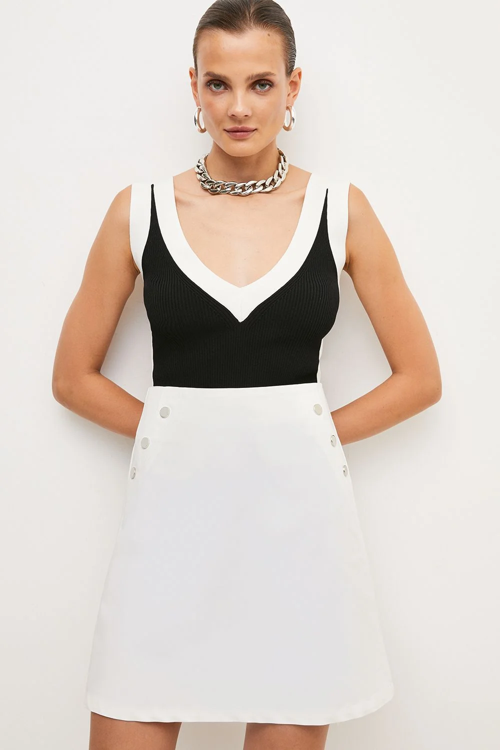 Petite Essential Techno Woven Skirt - 1