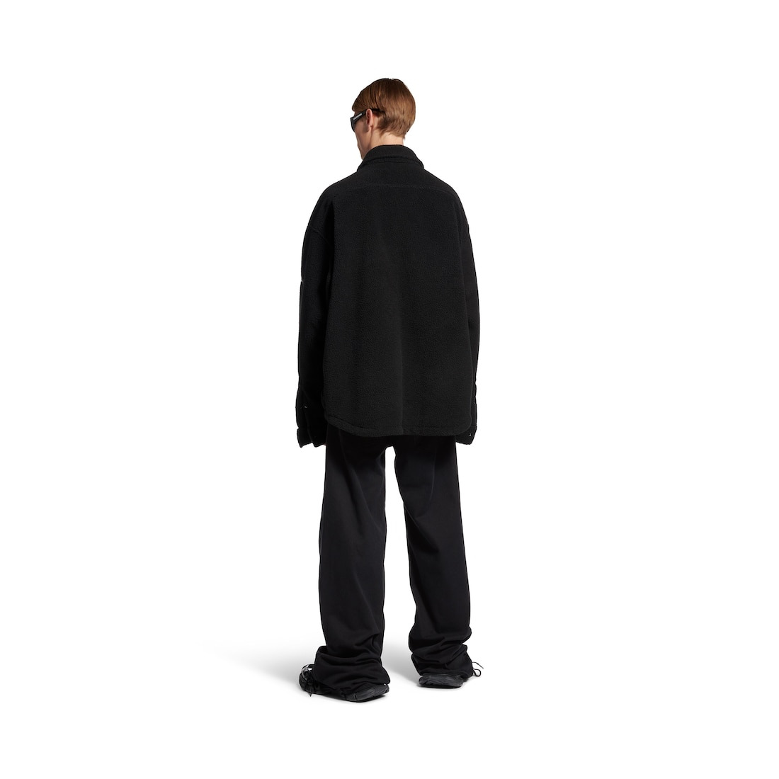 Men's Overshirt  in Black - 4