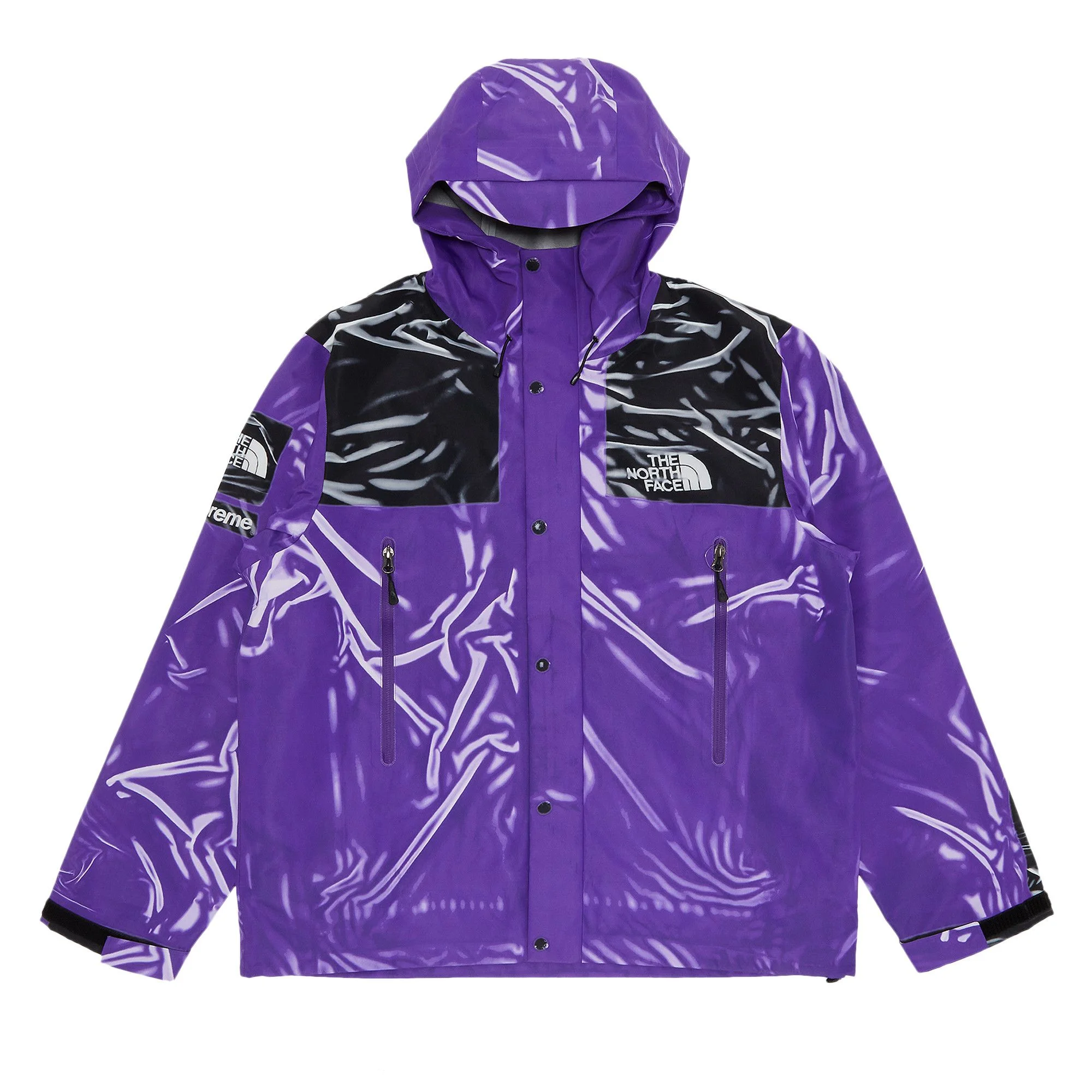 Supreme x The North Face Printed Taped Seam Shell Jacket 'Purple' - 1