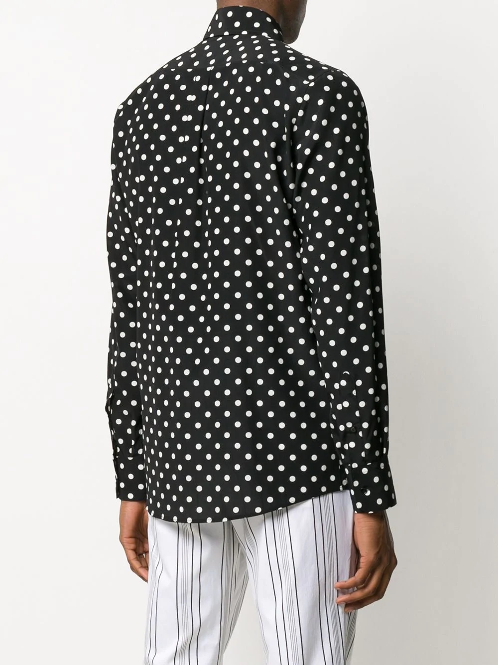 polka dot printed shirt - 4