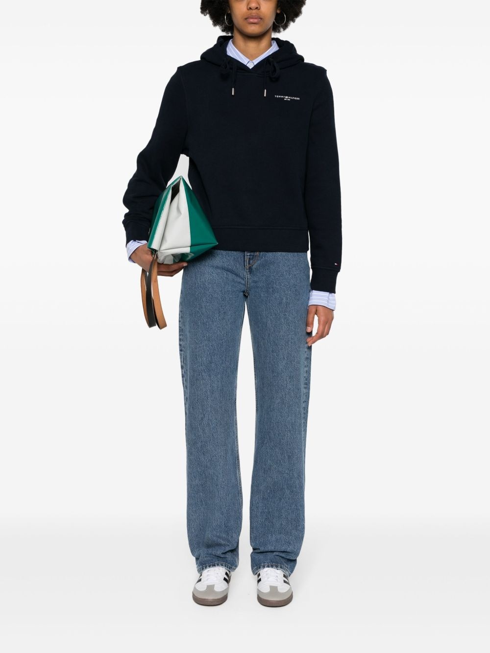 high-rise wide-leg jeans - 2