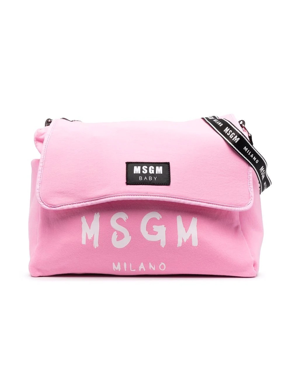 logo-print zip-up baby changing bag - 1