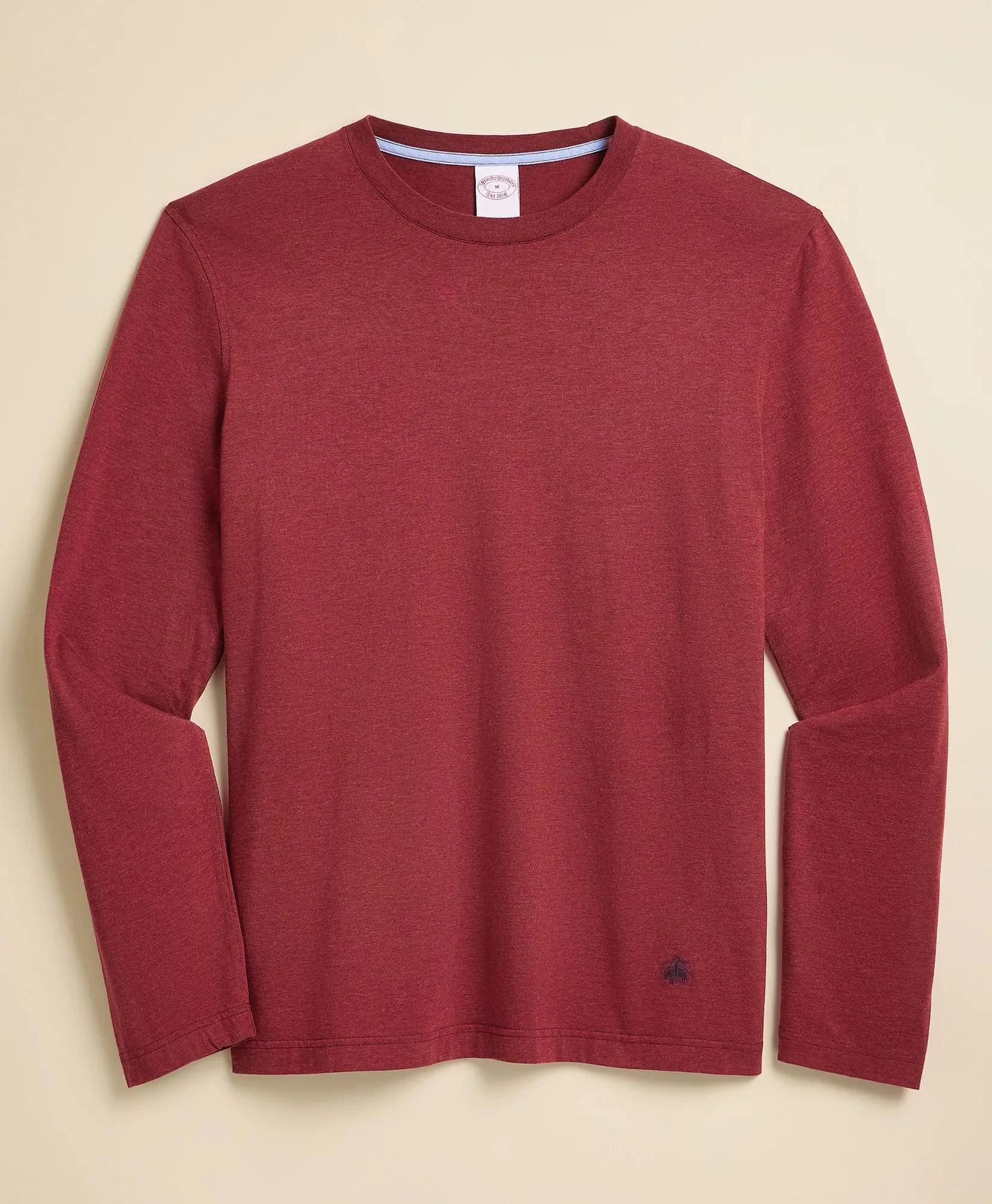 Supima® Cotton Long-Sleeve Logo T-Shirt - 1