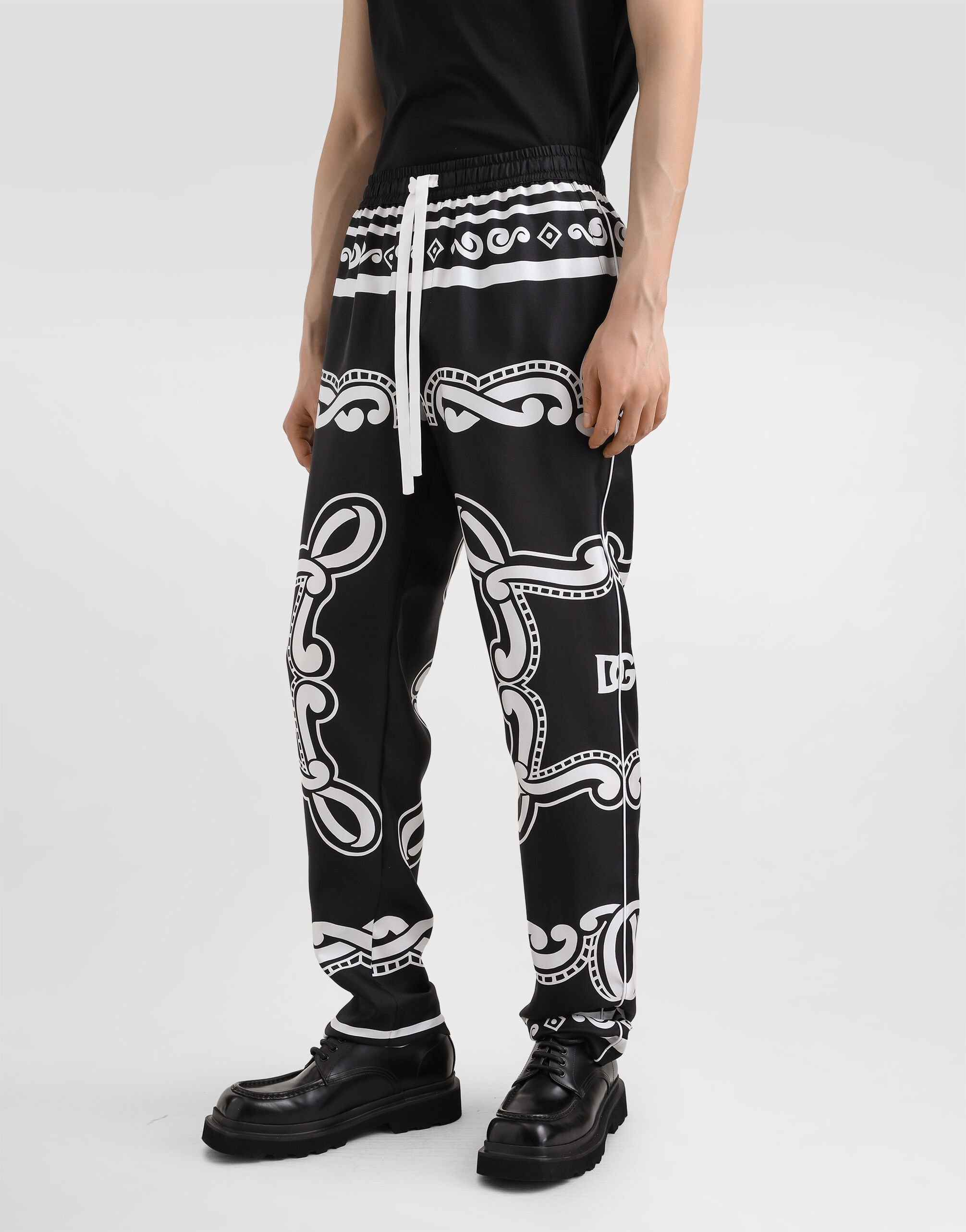 Silk pajama pants - 4
