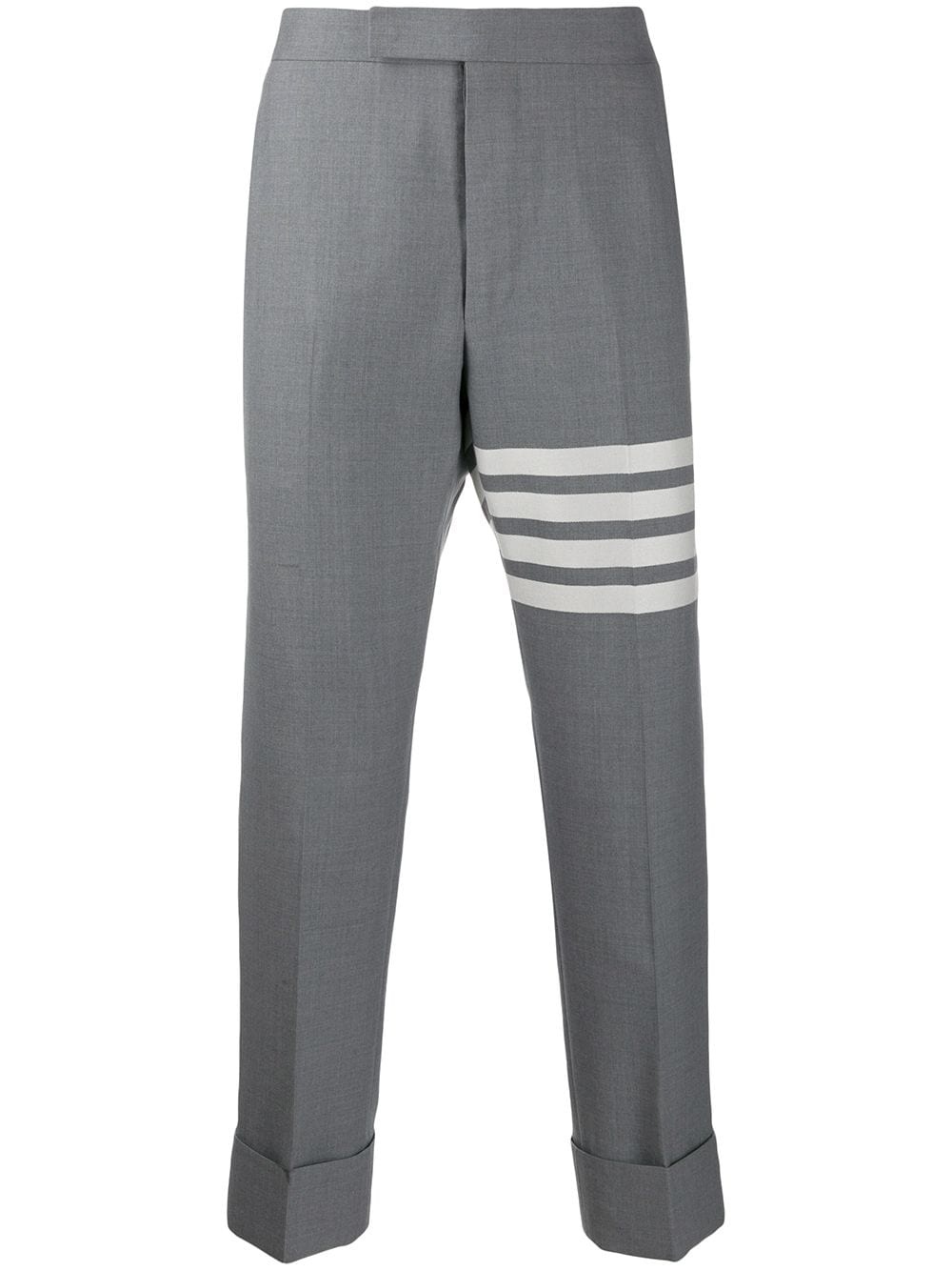 4-Bar plain weave suiting trousers - 1